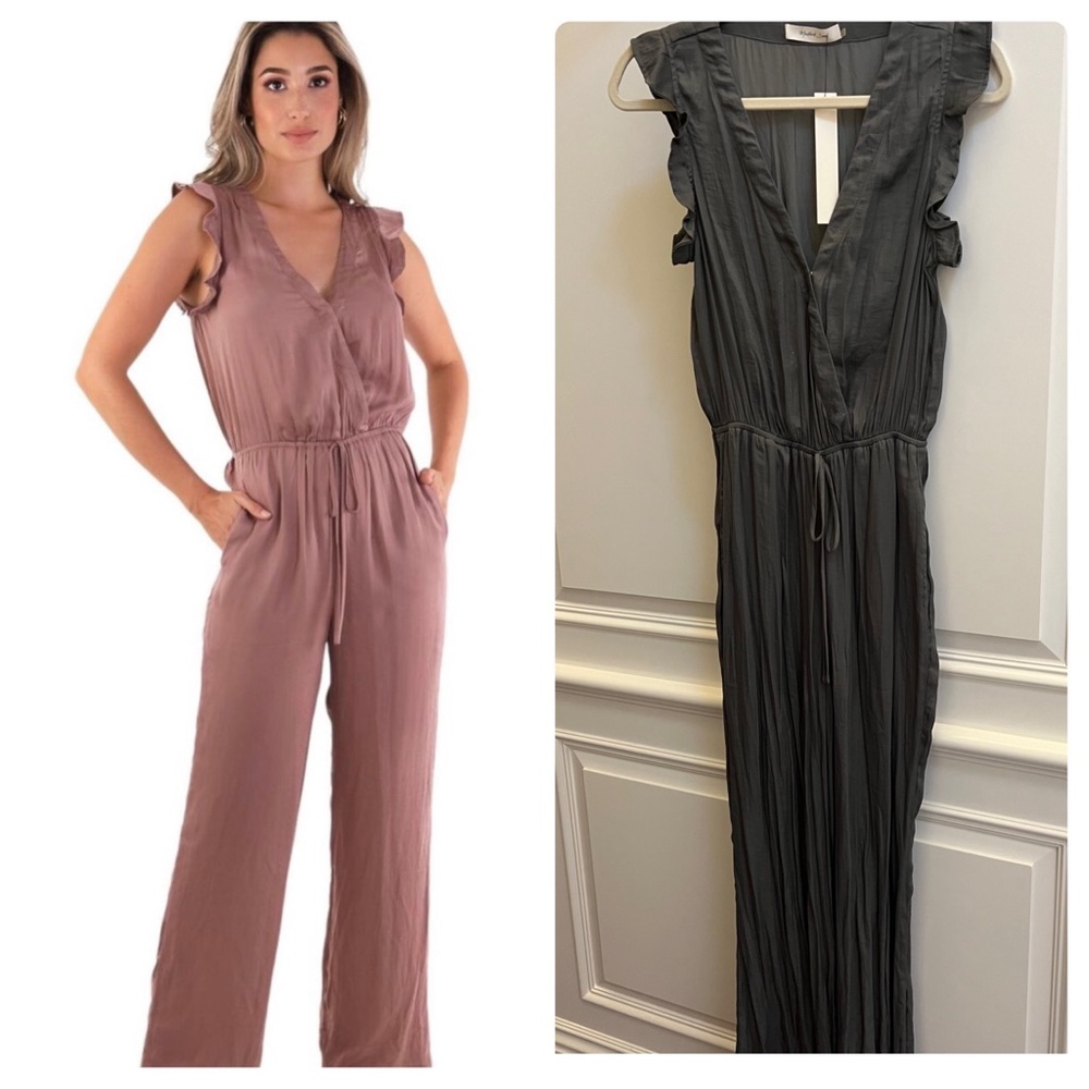 NWT Mustard Seed Gray Jumpsuit